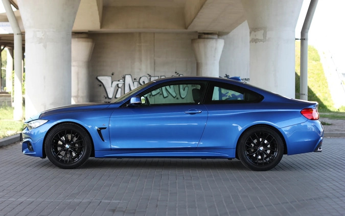 BMW Seria 4 cena 99900 przebieg: 42900, rok produkcji 2014 z Warszawa małe 407
